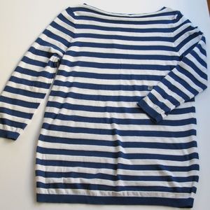 NWT Ann Taylor Loft Striped Cotton Sweater XL